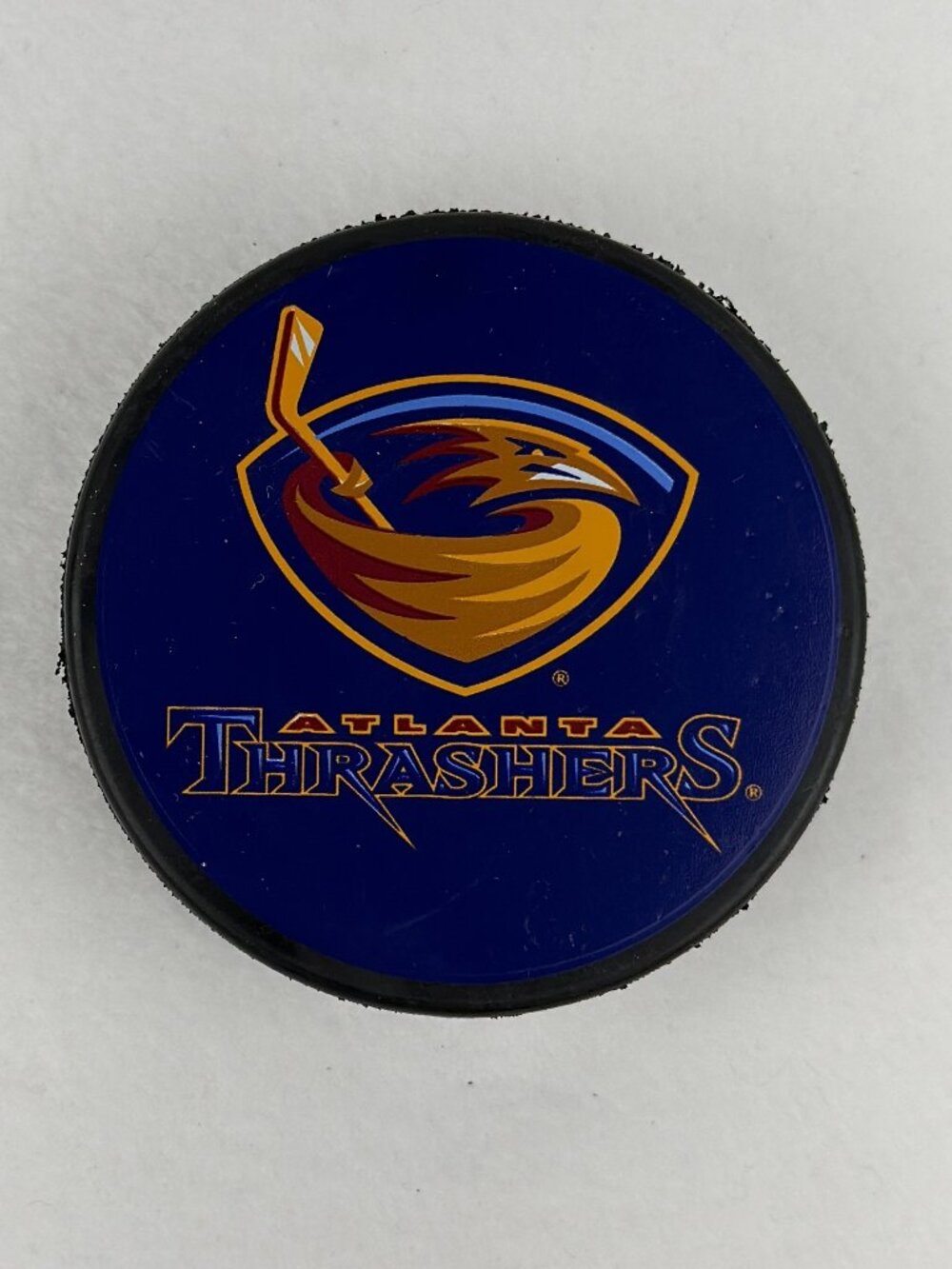 Atlanta Thrashers NHL Hockey Puck InGlasCo Official Licensed Defunct Team